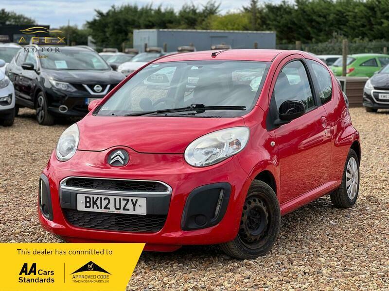 Red 2012 Citroen C1 Hatchback Front-wheel drive Manual