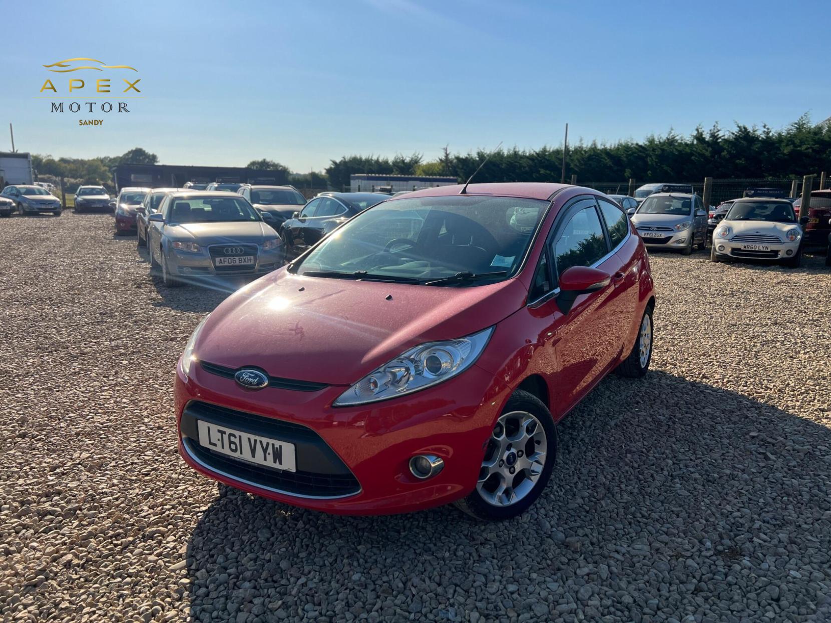 Red 2011 Ford Fiesta Hatchback Front-wheel drive Manual