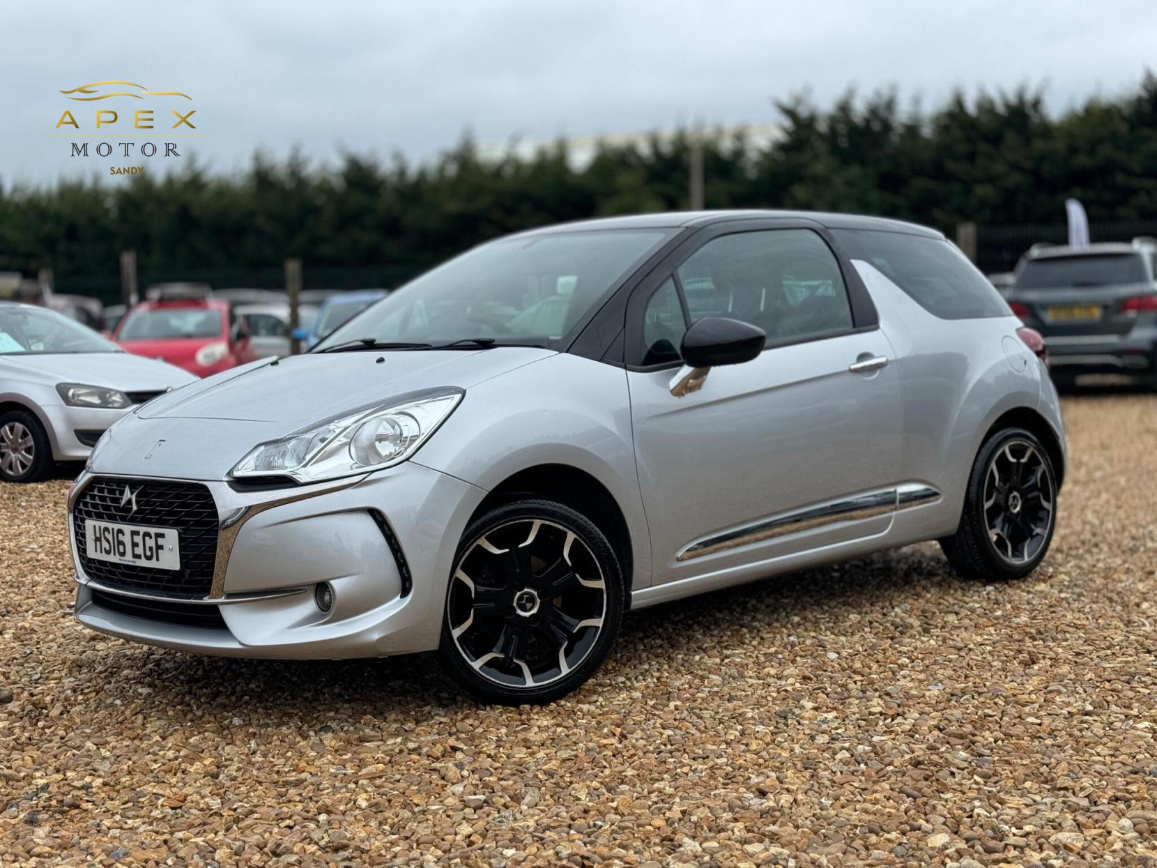 Silver 2016 DS DS 3 Hatchback Front-wheel drive Manual